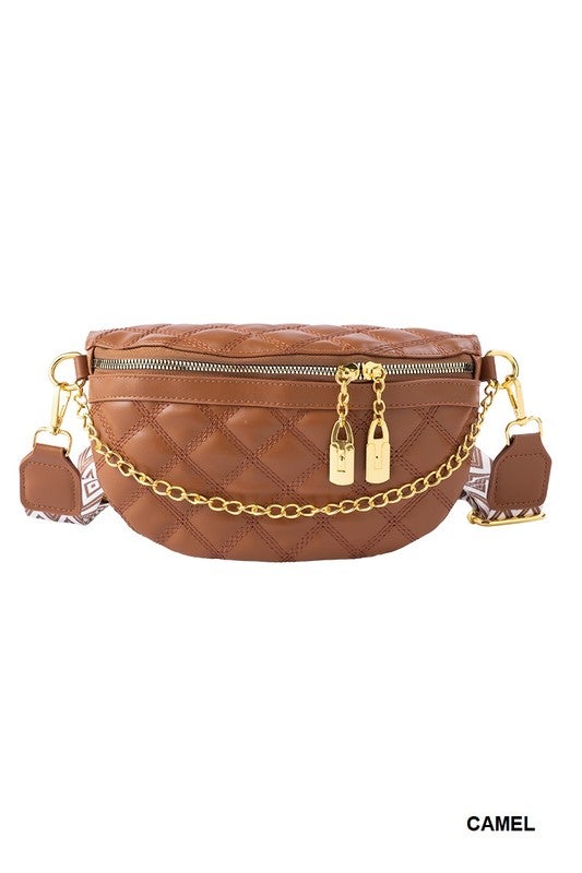 Luxe On-the-Go Quilted Bum Bag