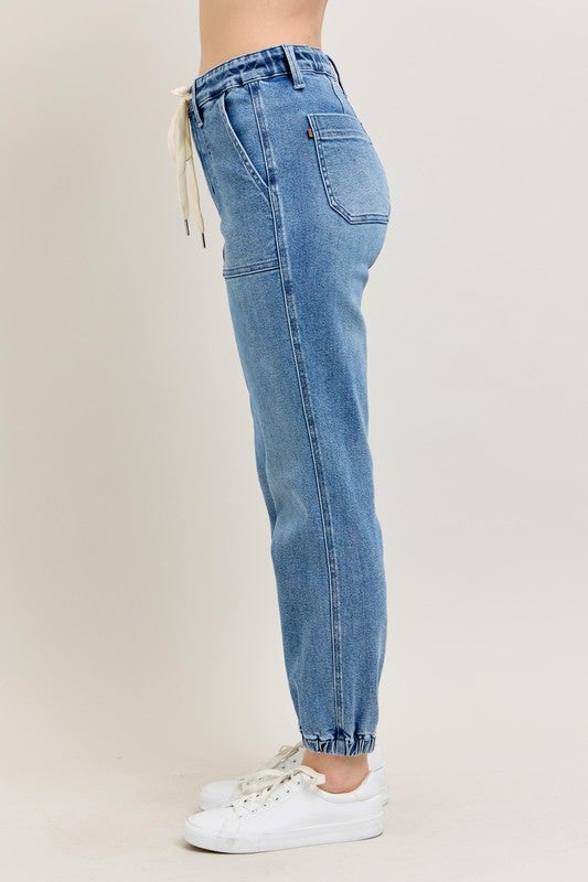 Judy Blue Medium Wash Denim Jogger