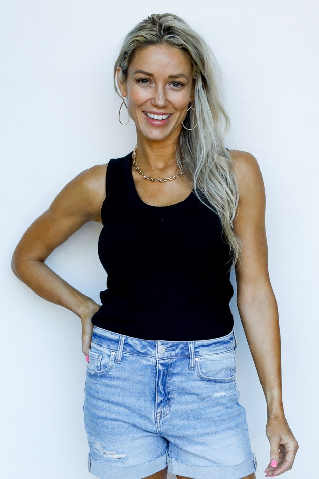 Feel The Vibe Ribbed Tank (Multiple Colors)