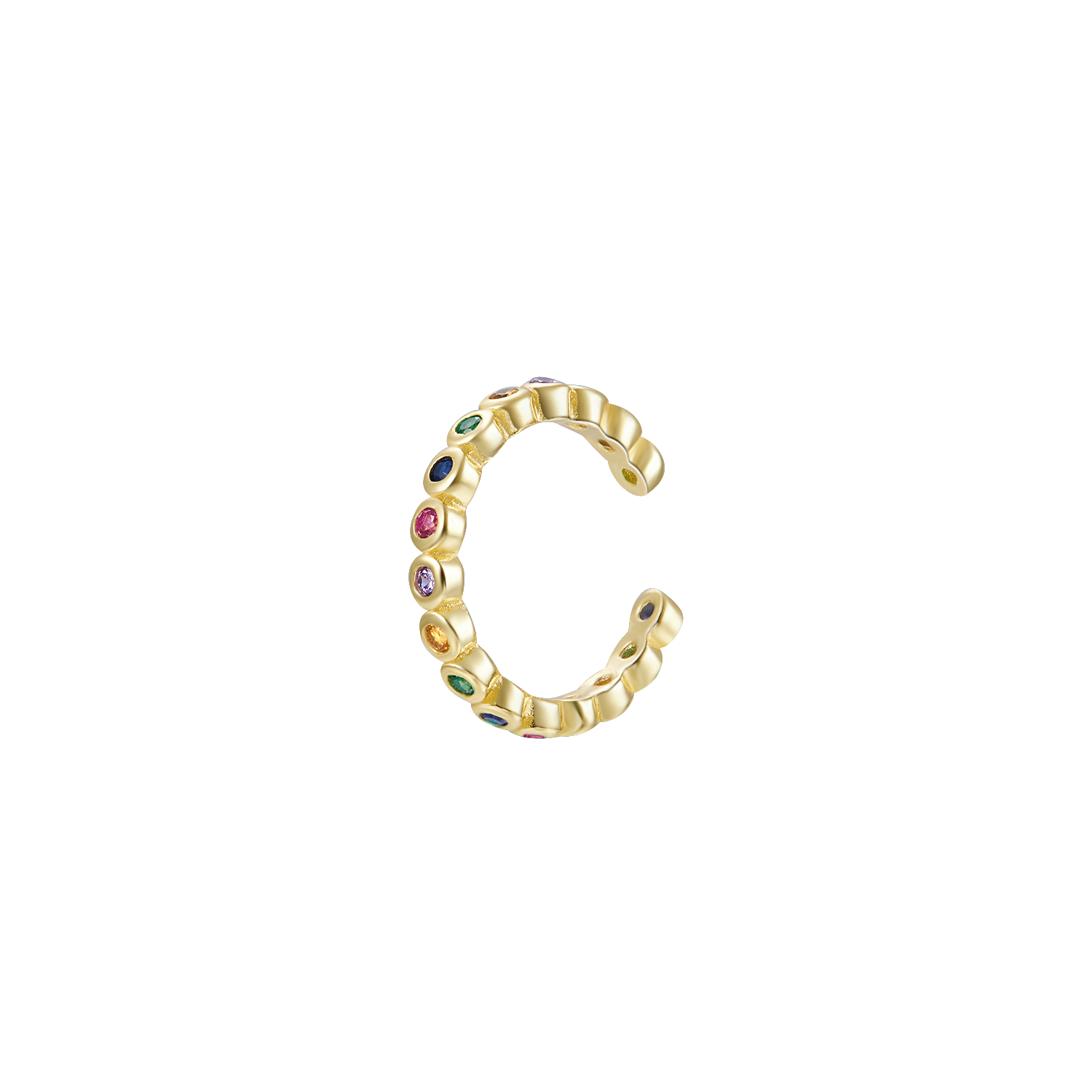 Rainbow Cuff Earring