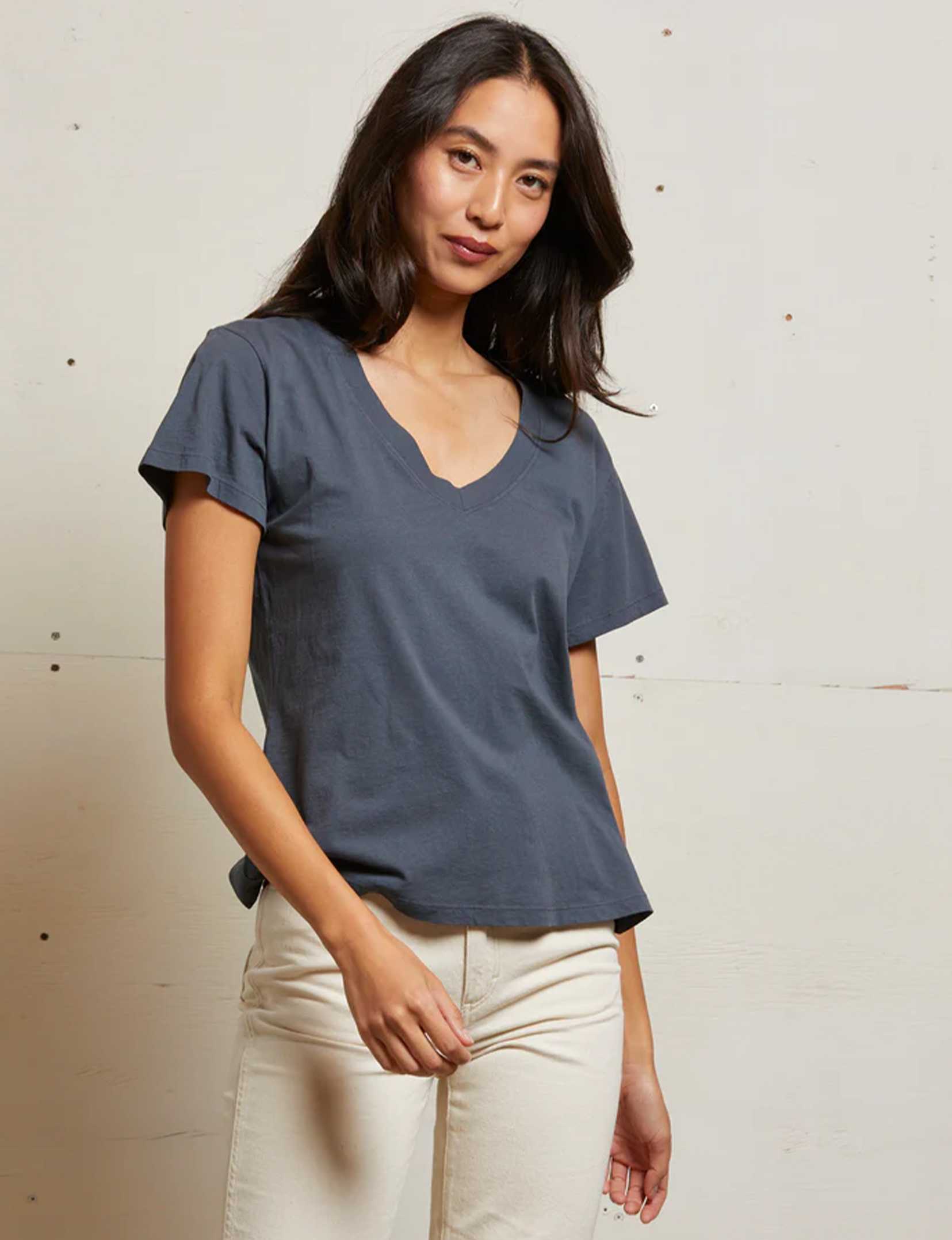 Hendrix V Neck Tee, Night