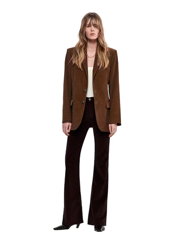 Le Easy Flare Corduroy - Espresso