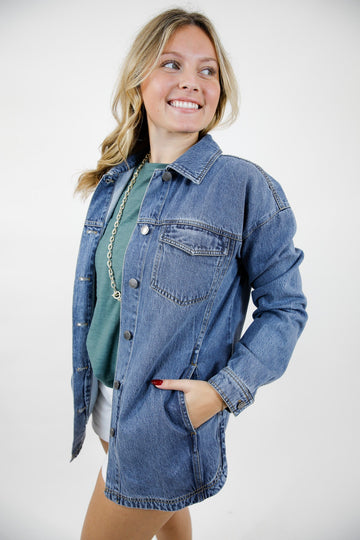 Riverbend Denim Shacket