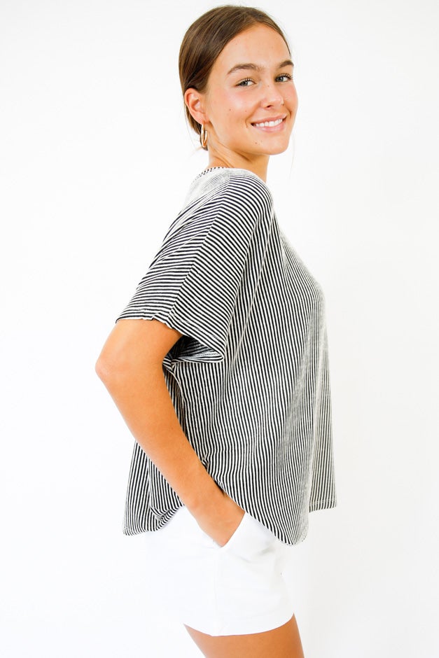 Luxe Escape Short Sleeve Top