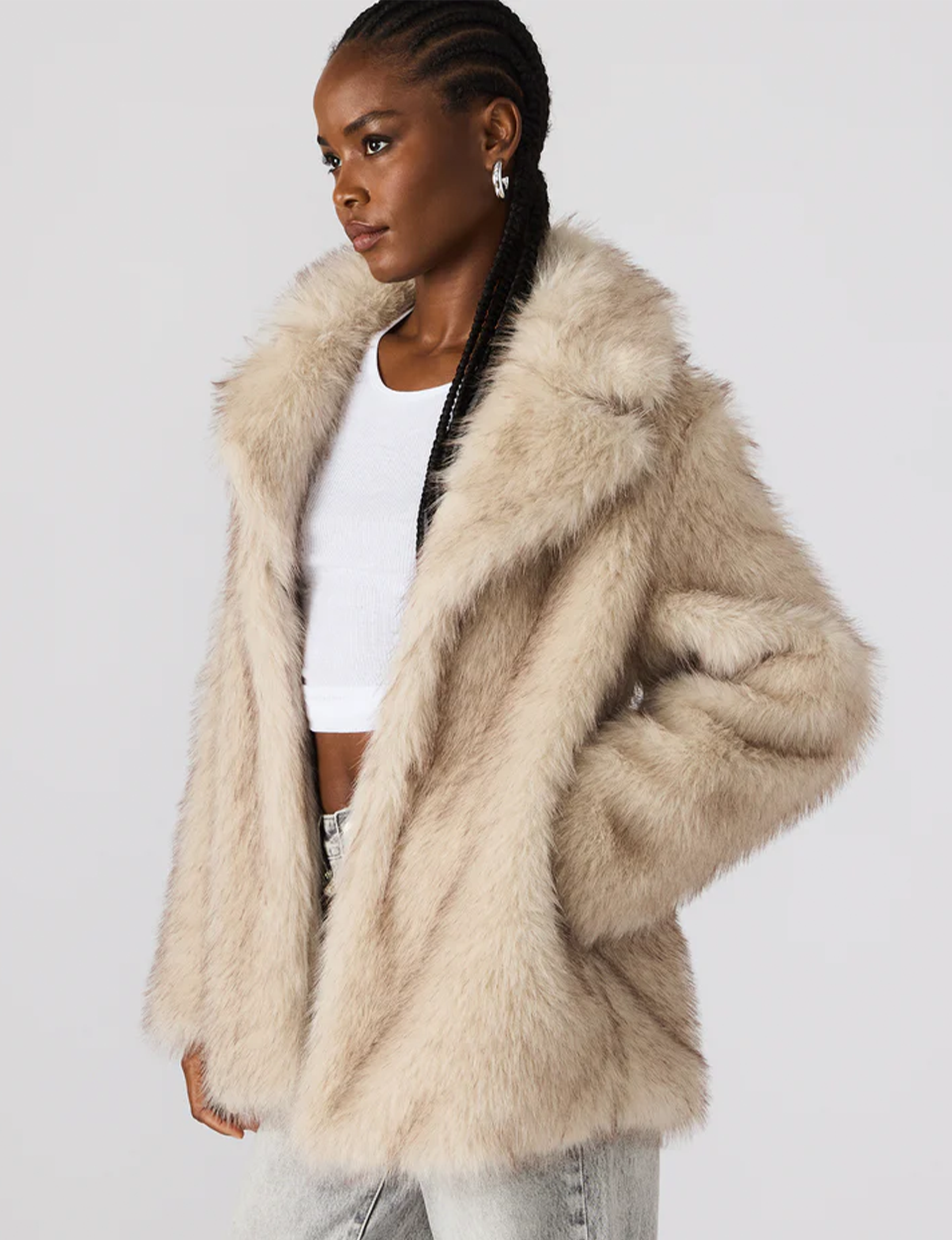 Kindra Coat, Natural