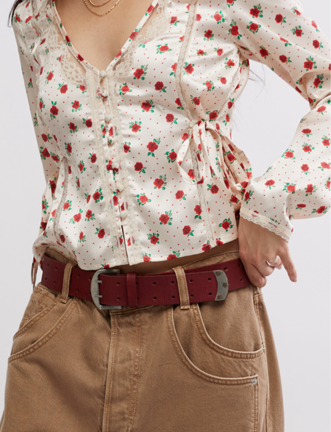 WTF Double Cross Belt, Crimson