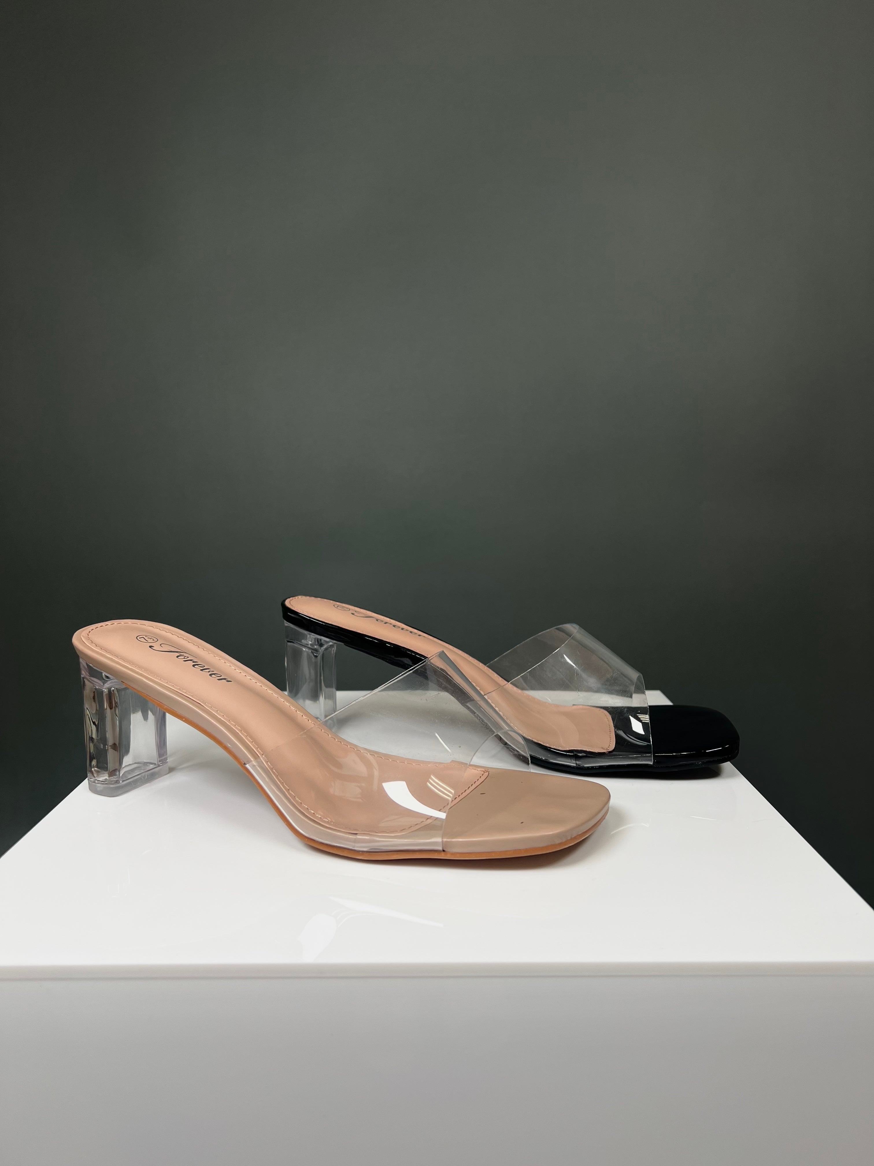 Find Your Way Clear Top Heel