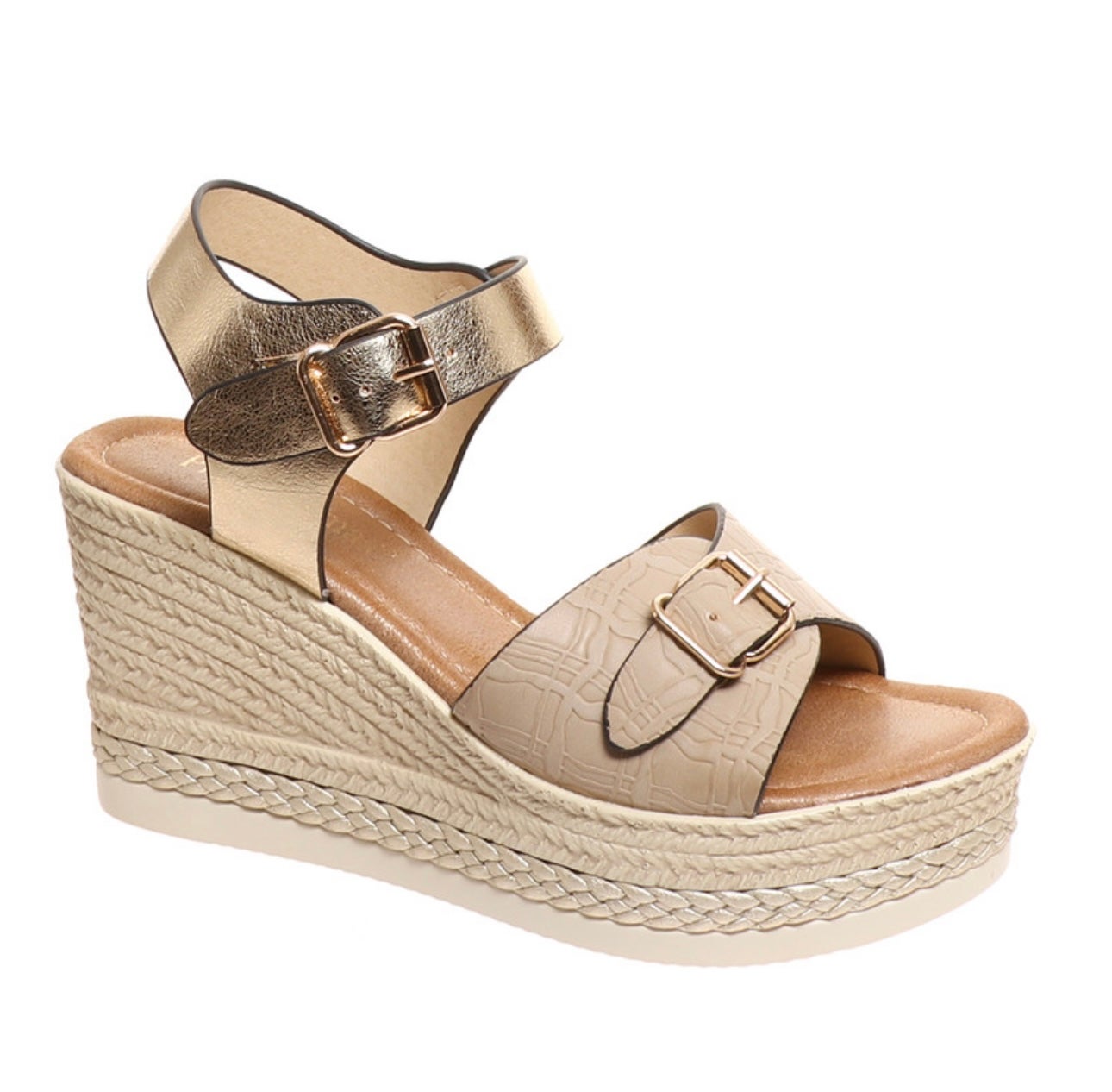 Champagne Coast Wedge *Final Sale*
