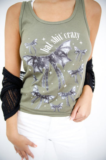 Bat Shit Crazy Graphic Tank