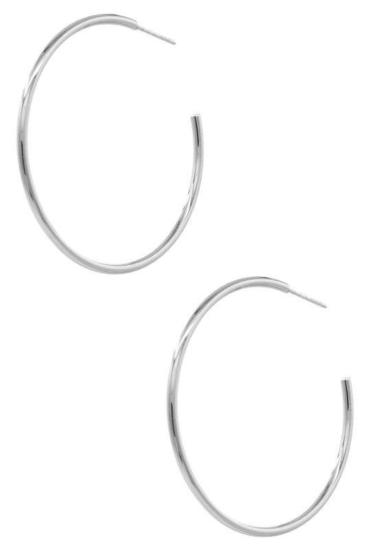 Classic Oversized Hoops