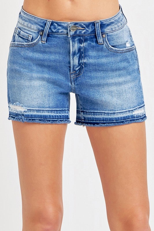 Shadow Tide Denim Shorts