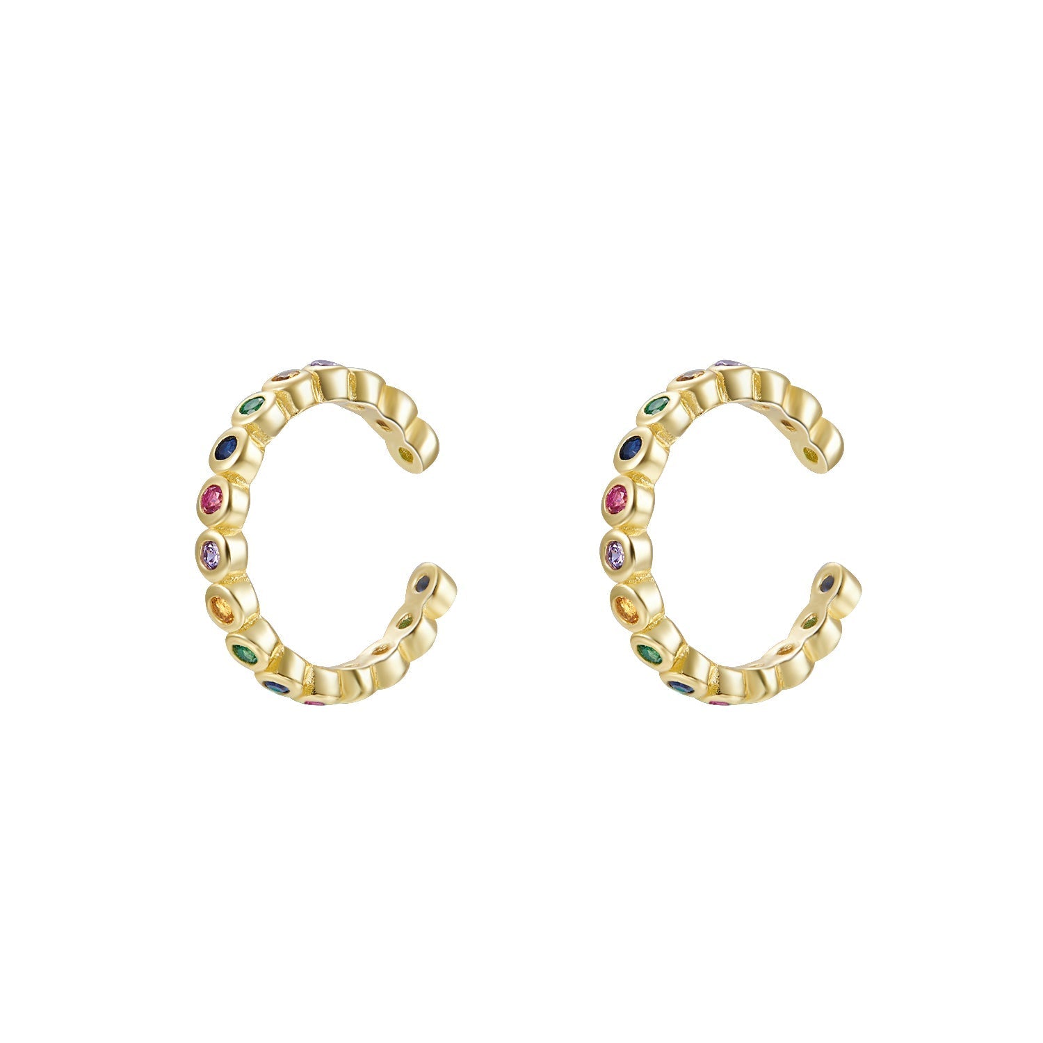 Rainbow Cuff Earring