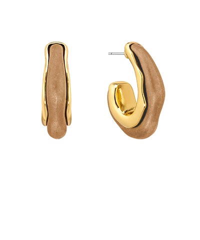 Sculpted Aura Hoops