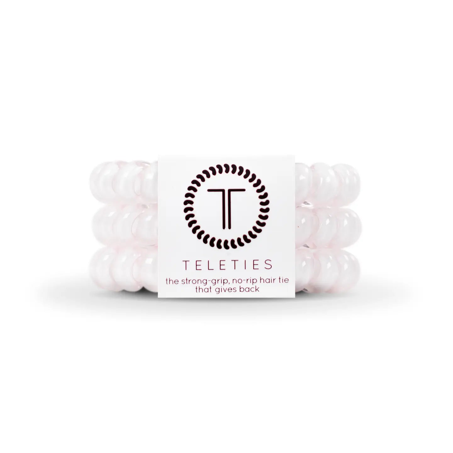 TELETIES Large Hair Ties - Strong, Stylish, and No-Rip Hair Accessories (3-Pack)