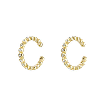 CZ Braided Cuff Earring