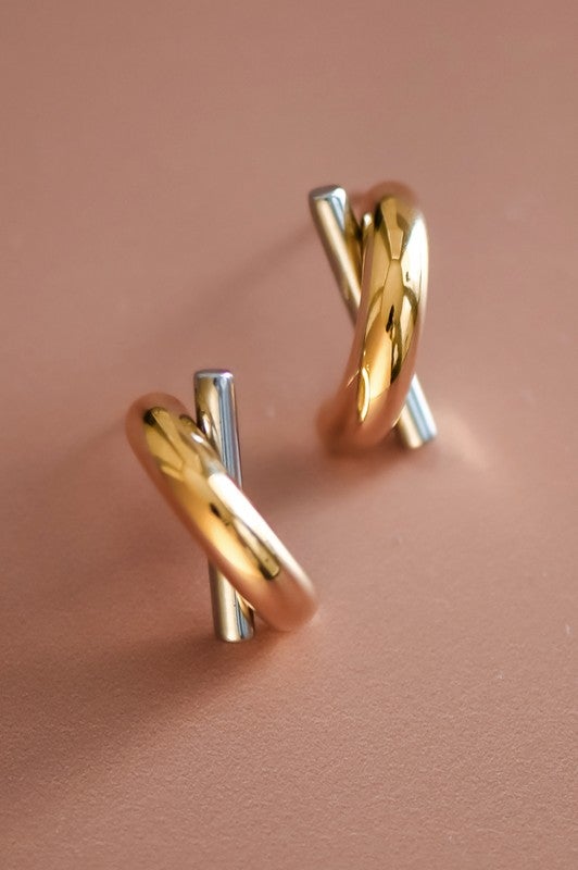 Intertwined Stud Earrings