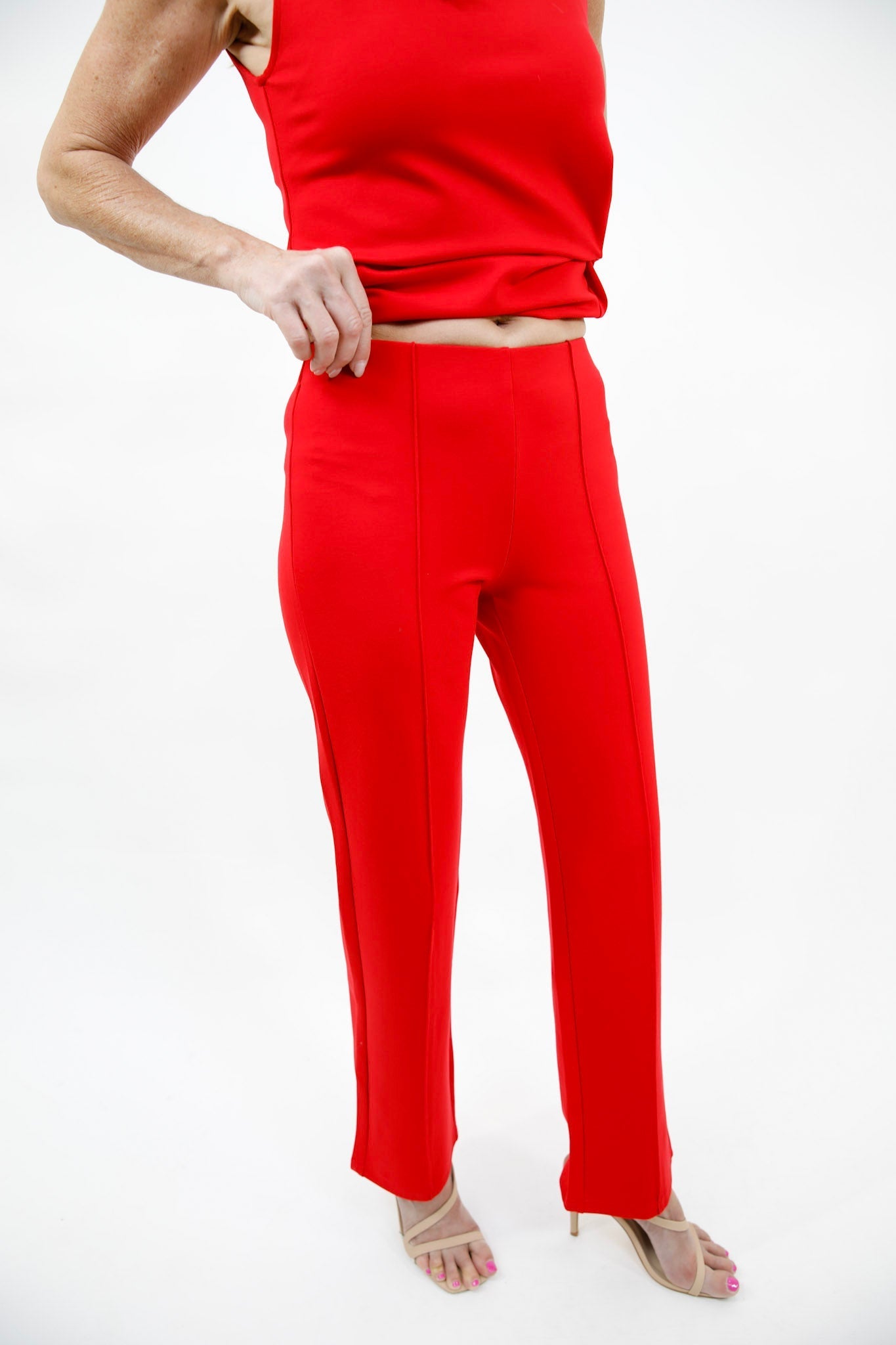 Tailored Ease Straight Leg Pants