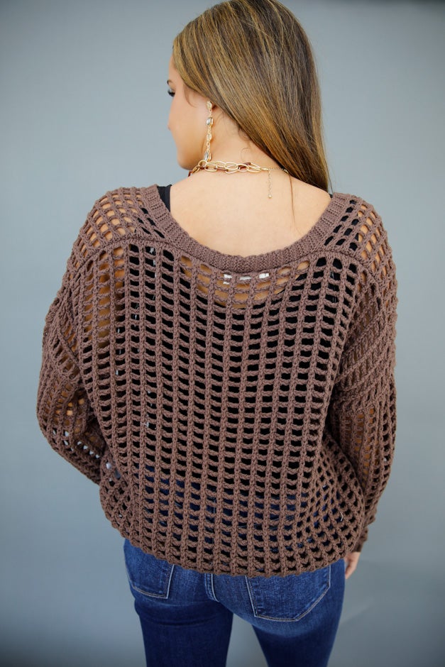Sunset Breeze Crochet Cardigan