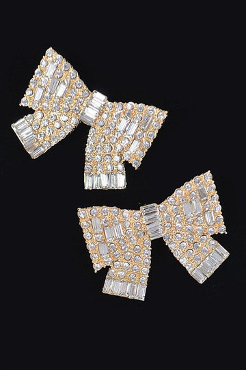 Bow Bling Luxe Earrings