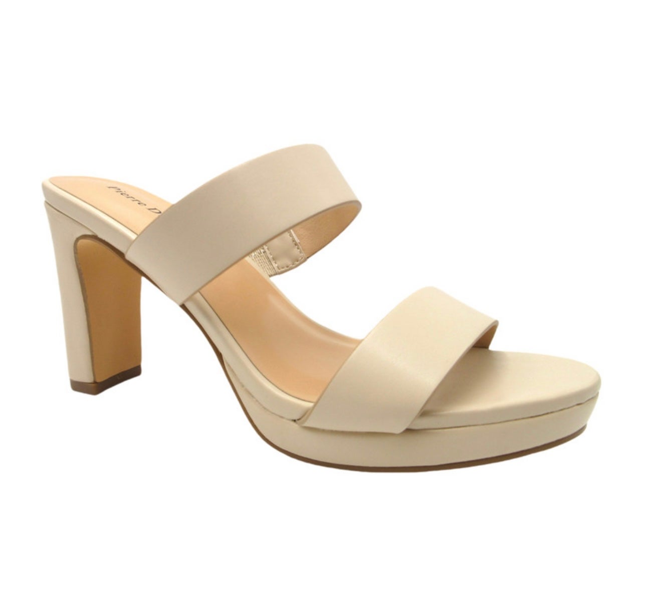Minimalist Block Heel - Double Strap