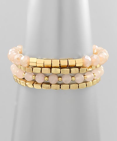 Beaded Stretch Bracelet Set