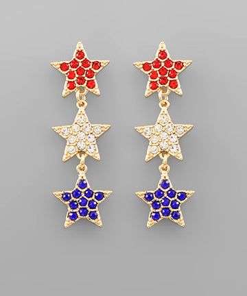 USA Drop Earrings