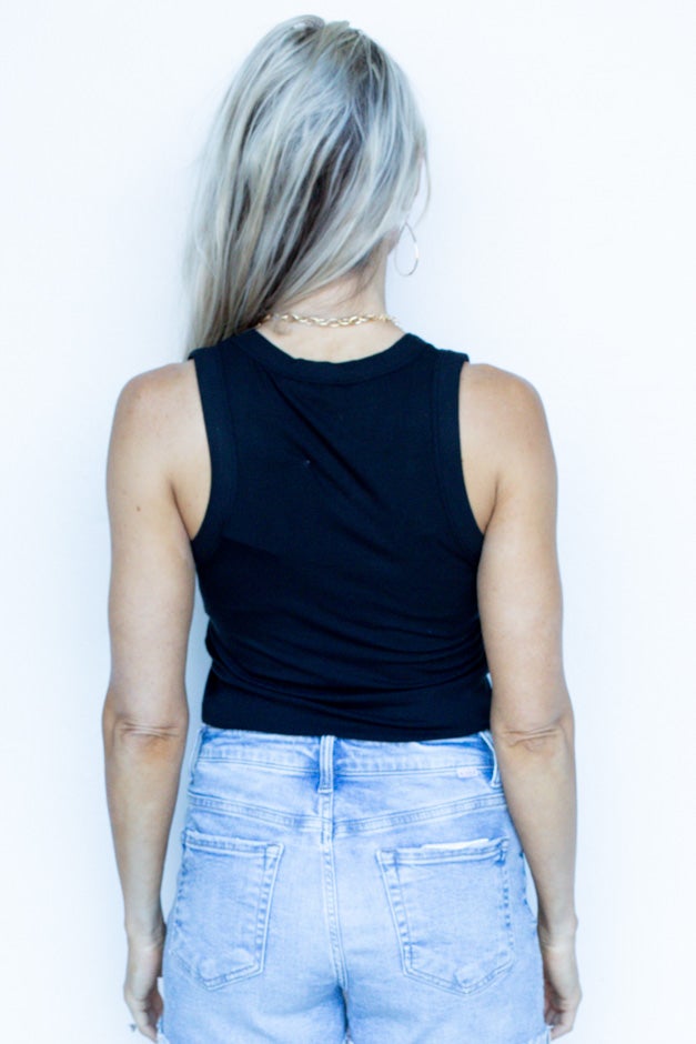 Feel The Vibe Ribbed Tank (Multiple Colors)