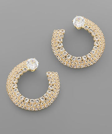 Golden Halo Hoops