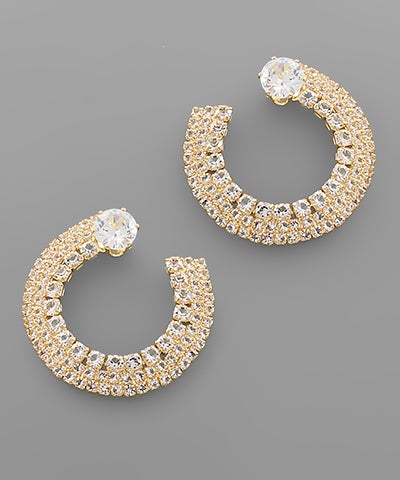 Golden Halo Hoops