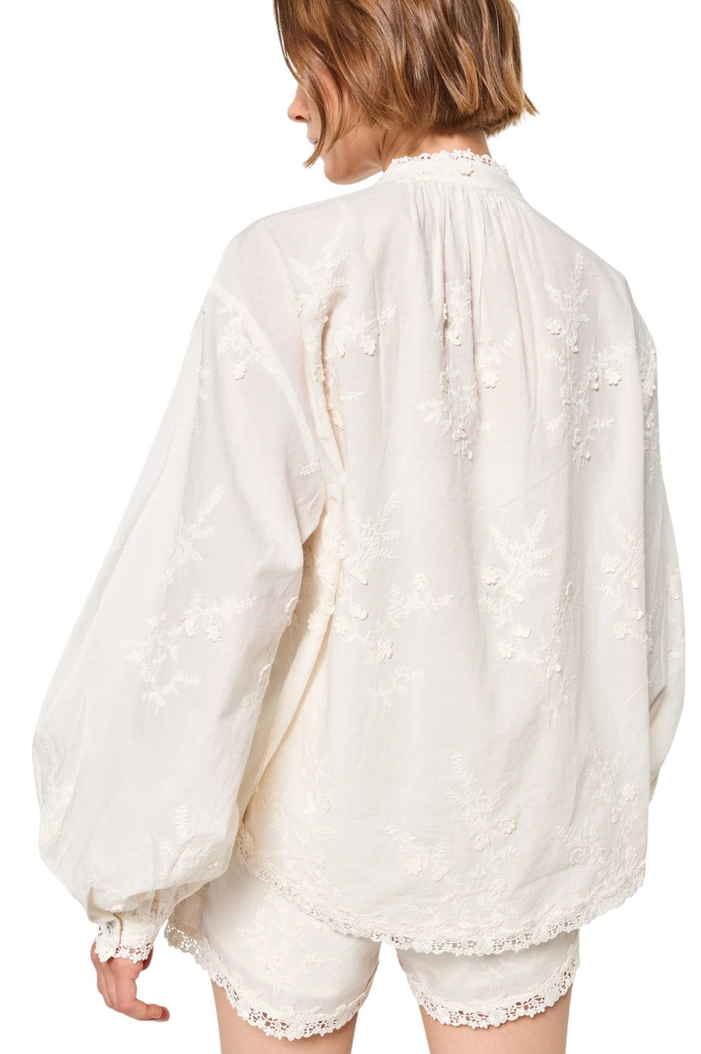 Palmyra Blouse - Macadamia