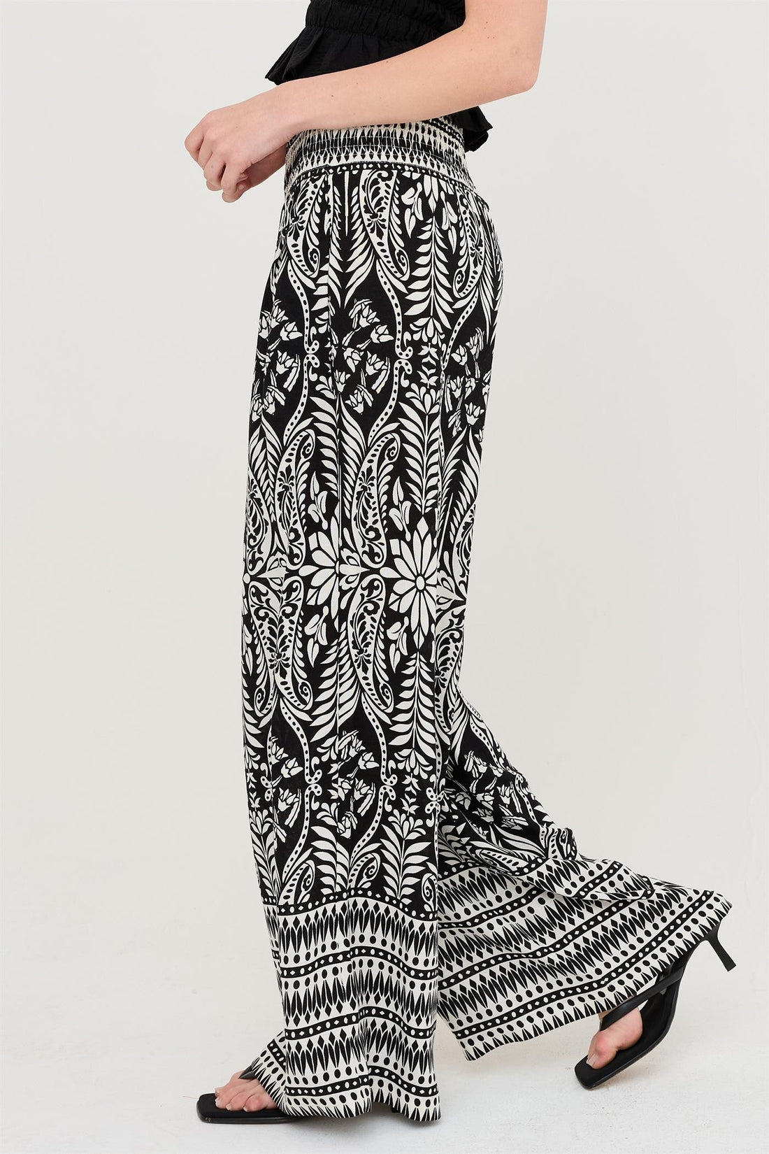 Midnight Garden Smocked Pants