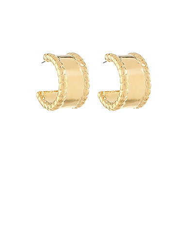 Gleaming Wide Earrings