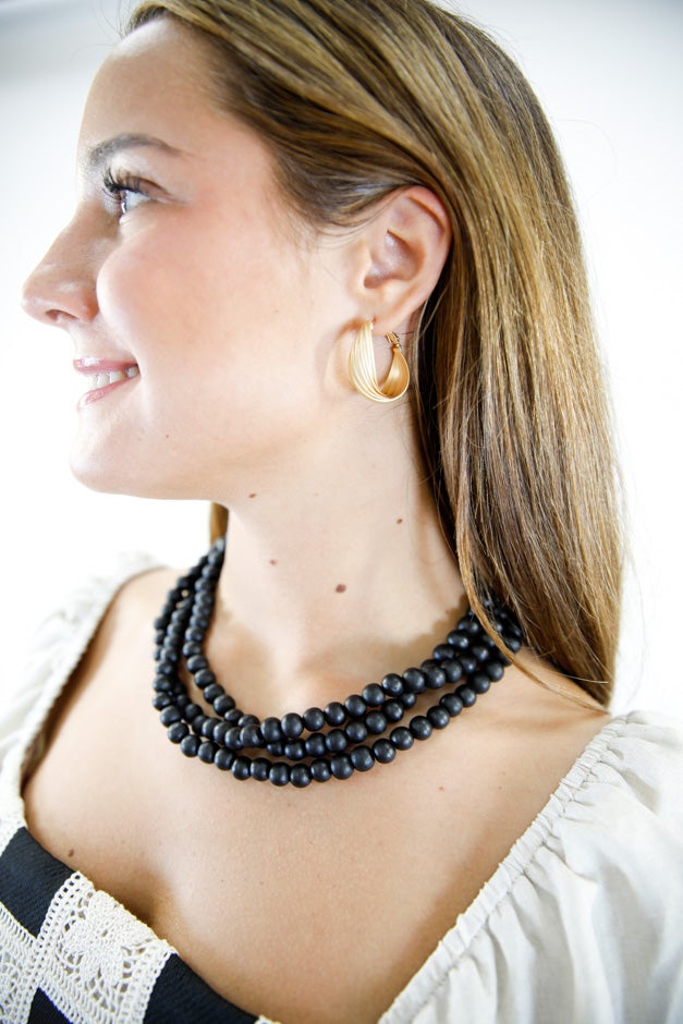 Multi-Strand Beaded Necklace