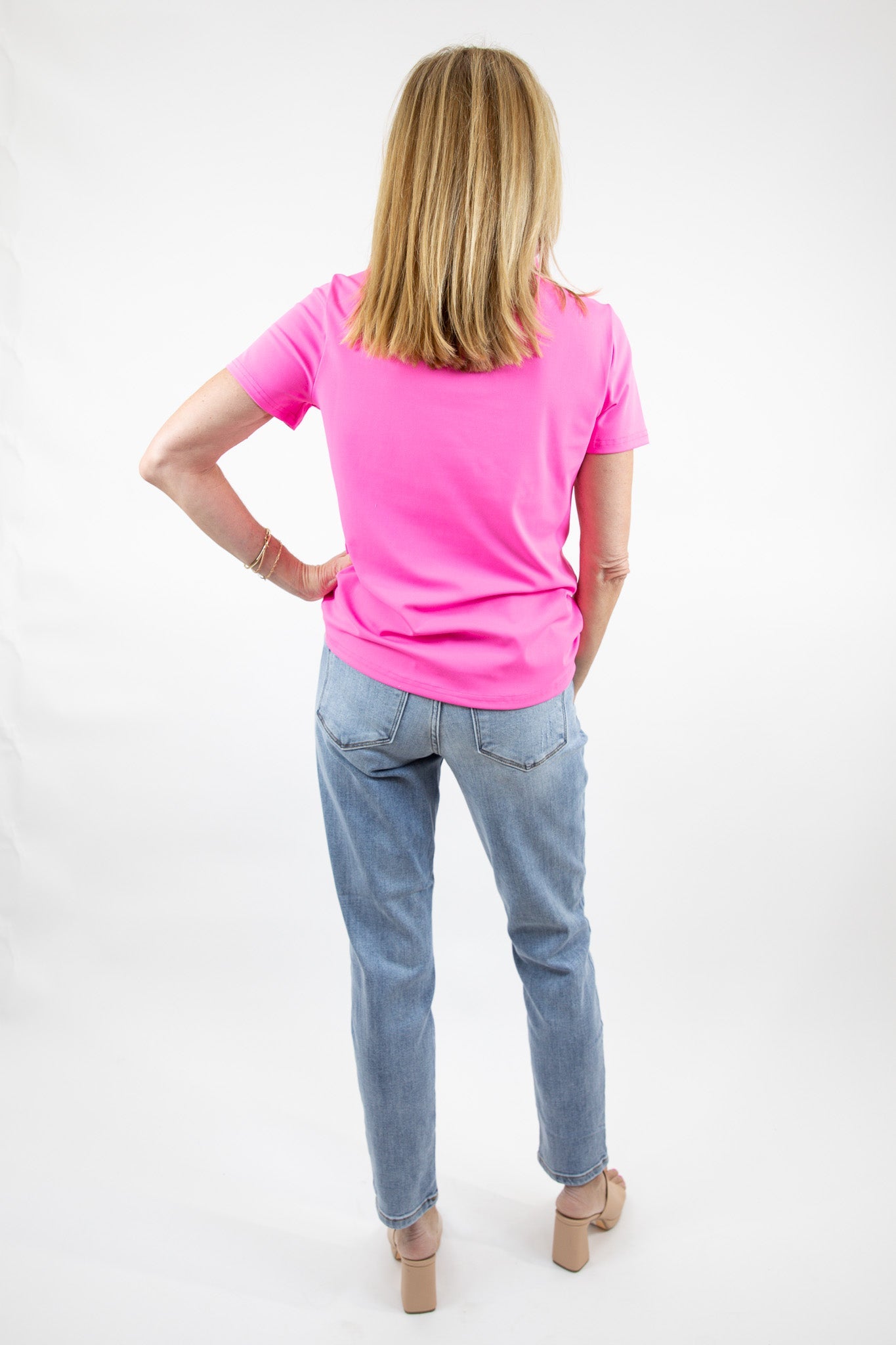 Half Zip Polo Top