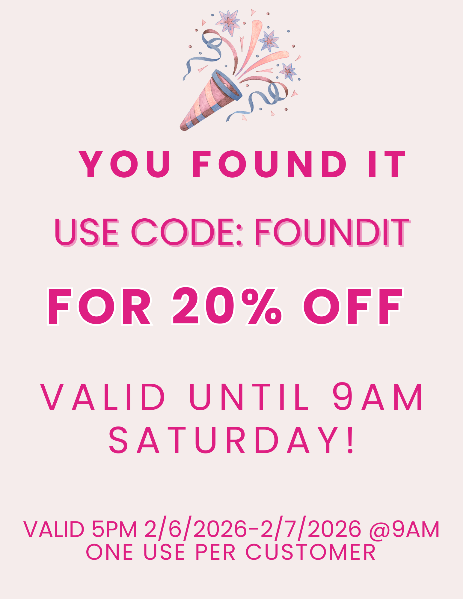 You Found it!