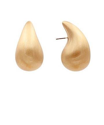 Sculpted Teardrop Stud Earrings