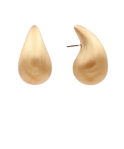 Sculpted Teardrop Stud Earrings