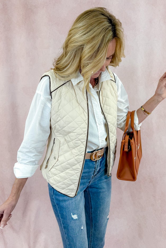 Cozy Luxe Quilted Vest