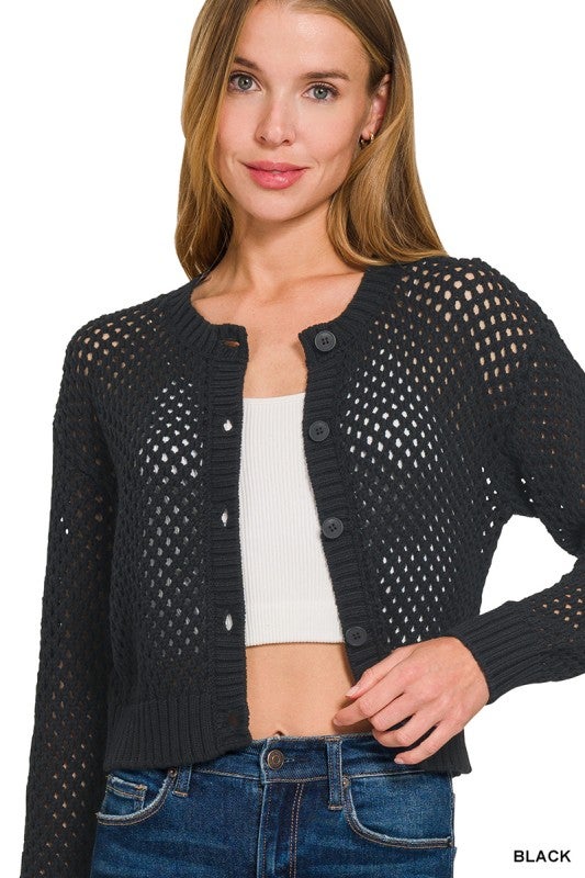 Soft Stitch Crochet Cardigan