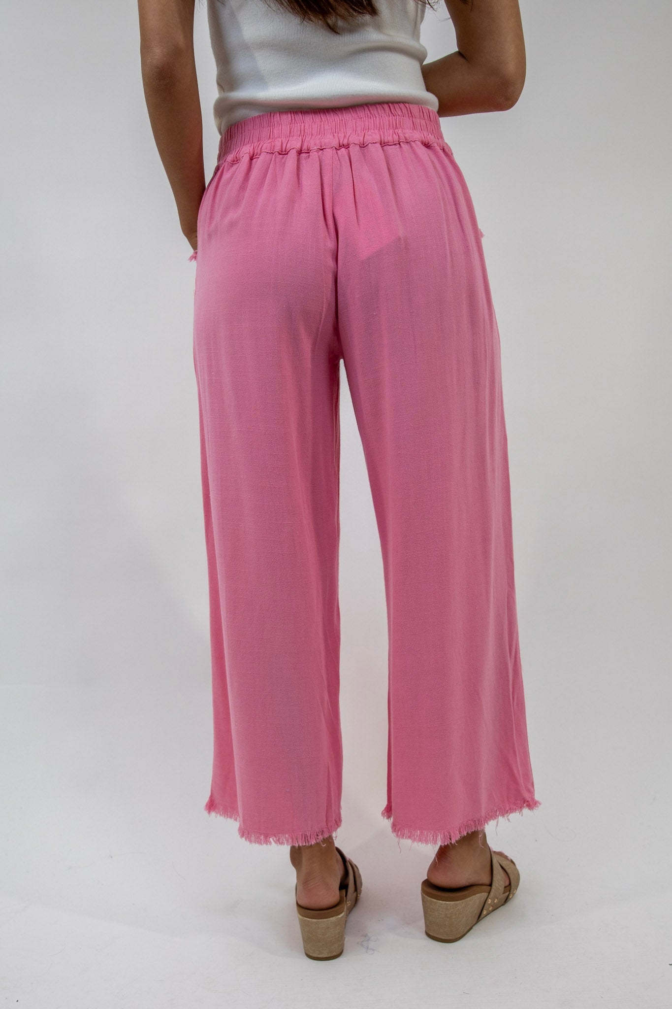 Barefoot Breeze Linen Pants (Multiple Colors)