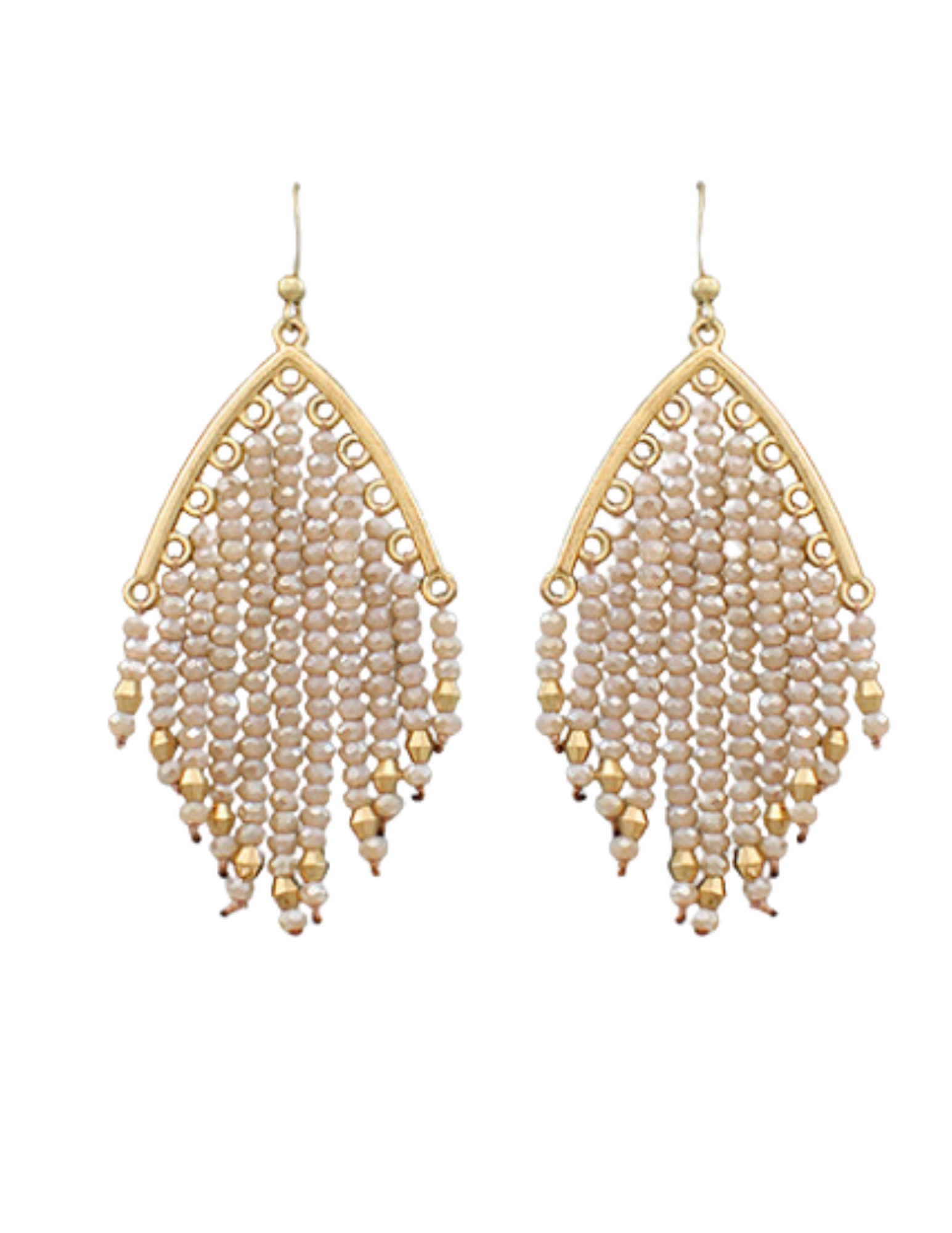 Bead Tassel Earrings - Bohemian Chic & Elegant Accessory