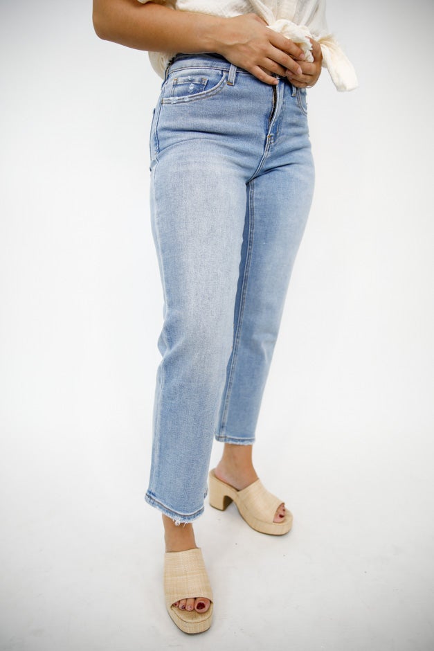 Lovervet Cool Crop Wide Leg Jeans